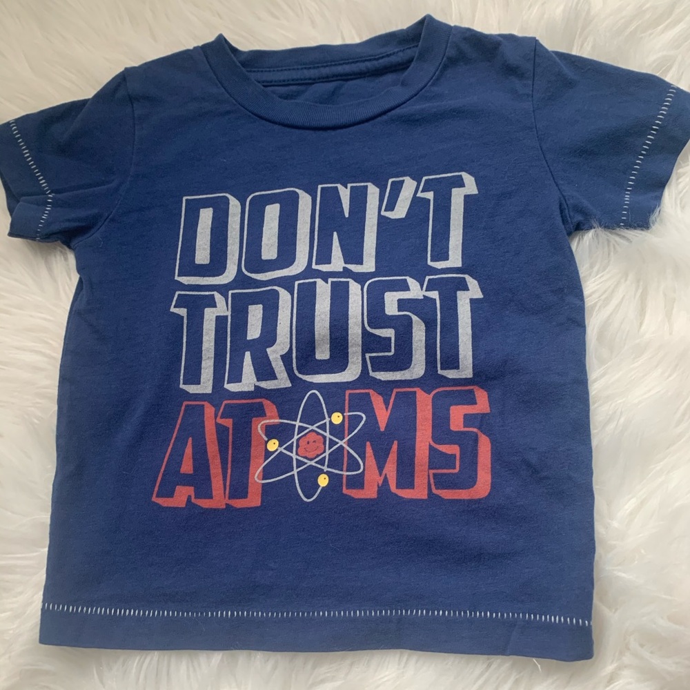 Soft Blue Science Graphic Tee by Peek, 6-12M